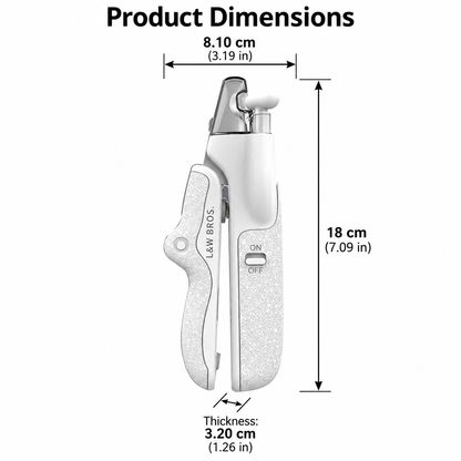 Professional LED Pet Nail Clippers